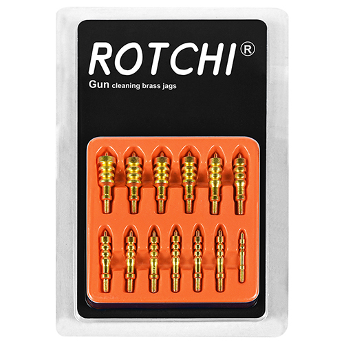 ชุดหมุดทองเหลืองสำหรับทำความสะอาดปืน 13 ชิ้น แพ็คเกจบัตรตุ่ม