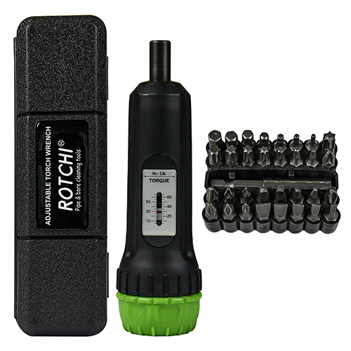 ไขควงแรงบิดที่ปรับได้ 1/4 