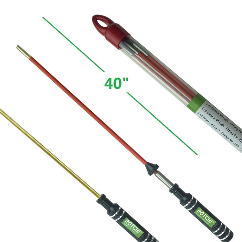 ที่จับอลูมิเนียมก้านทำความสะอาดปืนเหล็ก Pvc หมุนเร็ว