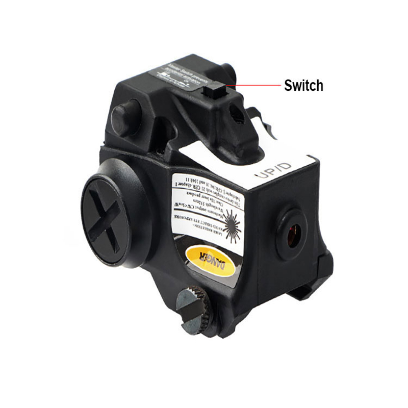 Compact Ultralight 635-650nm Red Laser SightปืนพกAirsoftอาวุธเล็งเลเซอร์สำหรับGlock Self Defenseปืน