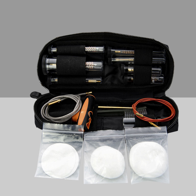 ชุดทำความสะอาดปืน Molle System สำหรับปืนไรเฟิล .177cal. และ .223cal พร้อมสายเคเบิลแบบยืดหยุ่น 2 เส้น