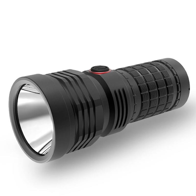 แบตเตอรี่แบบชาร์จไฟได้ 6600mah 1100lm ไฟฉาย Super Bright กำลังสูง