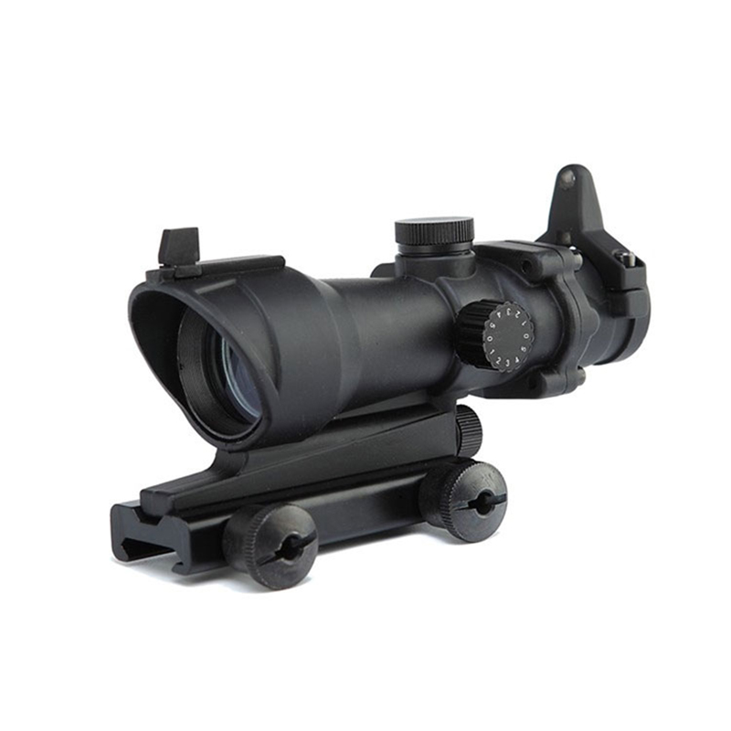 ยุทธวิธีการล่าสัตว์ 1X32 ACOG M1 จีน Red Green Dot Sight Red Dot Sight Riflescope ขอบเขตการล่าสัตว์ 20mm QD Mount