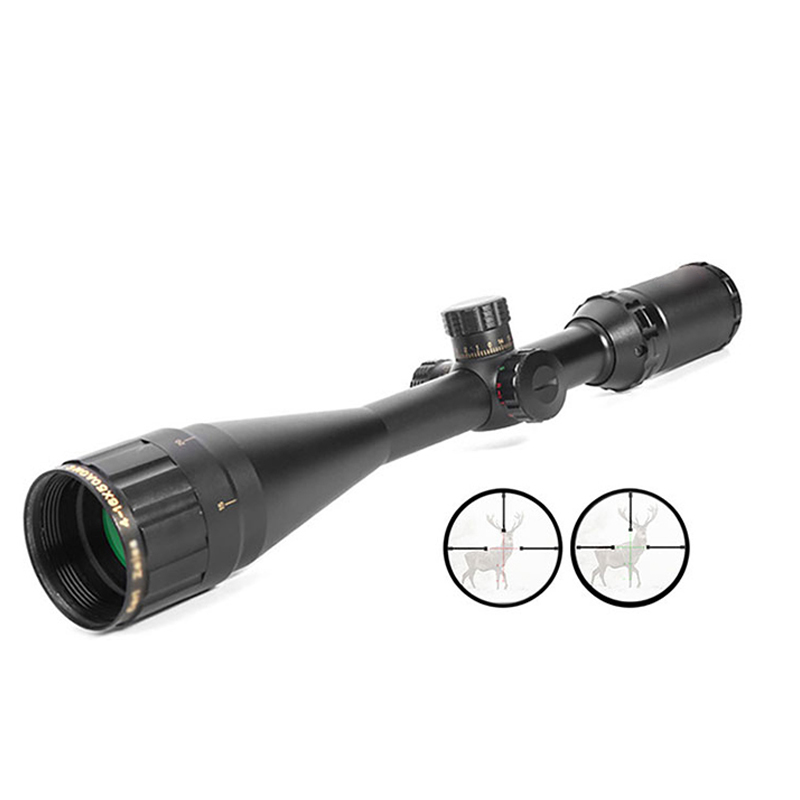 ยุทธวิธีสีแดงสีเขียว Crosshair Recticle Air Riflescope 4-16x50 ปืนขอบเขตการล่าสัตว์อาวุธ Army Air RIFLE สายตา