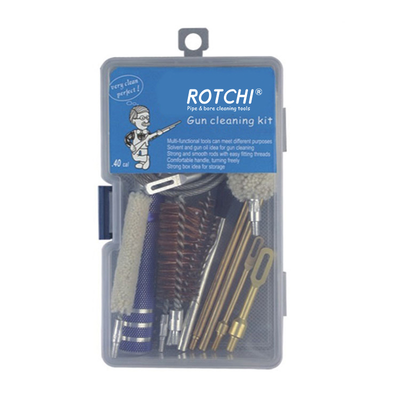 ชุดทำความสะอาดปืนอเนกประสงค์กล่องพลาสติกบรรจุ